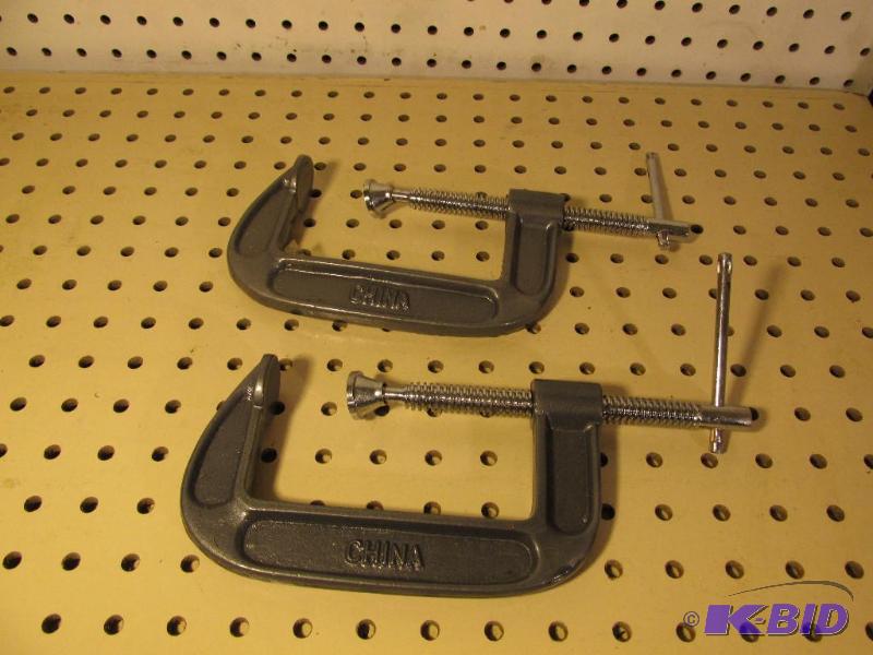 lot 93 image: Two 4 C Clamps
