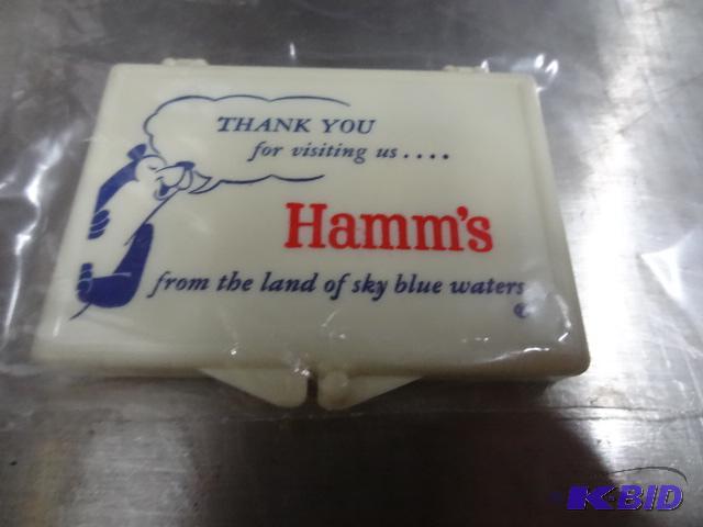lot 101 image: Hamms beer convention giveaway sewing kit unu...