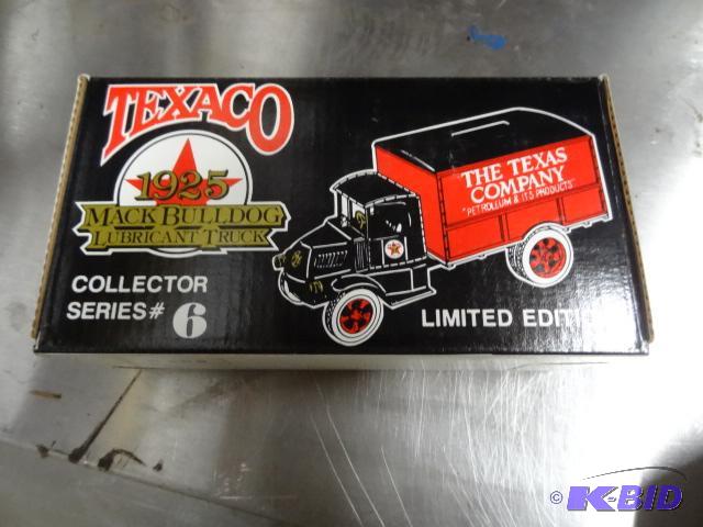 lot 113 image: 1925 Mack bulldog lubricant truck bank. #6 Te...