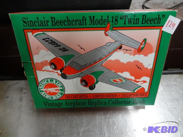 lot 129 image: Sinclair Beech craft model 18 twin beech repl...
