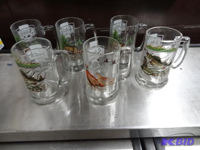 lot 13 image: 6 Schmidt collector beer mugs...
