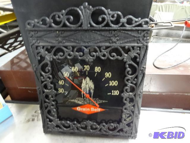 lot 30 image: Grain Belt wall hanging thermometer. Does not...