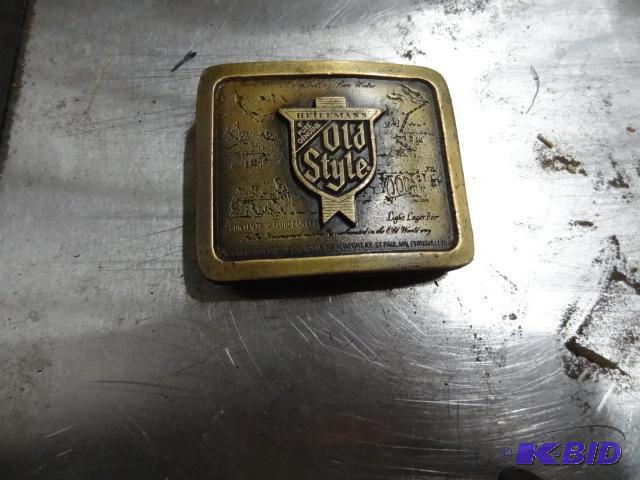 lot 71 image: Old style brass buckle...