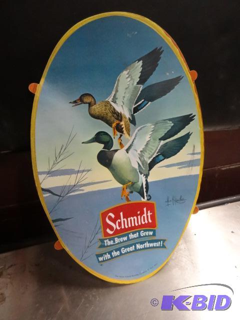 lot 79 image: Jacob Schmidt brewing Mallard duck insert for...