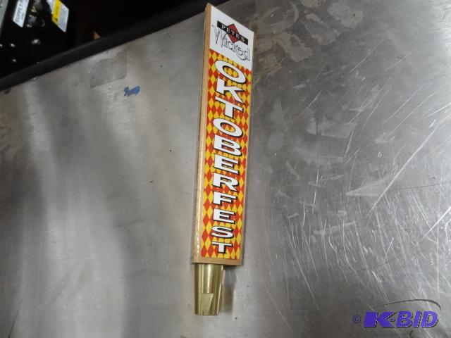 lot 97 image: Petes wicked Octoberfest tap handle...