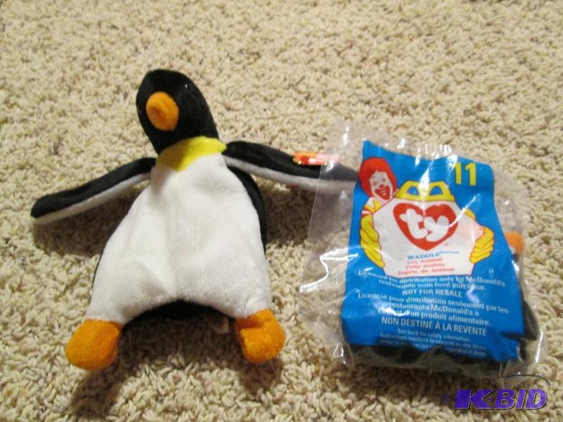 lot 105 image: beanie babies...