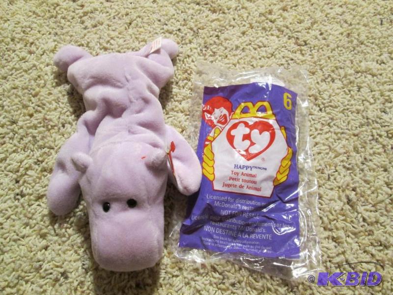 lot 106 image: beanie babies...