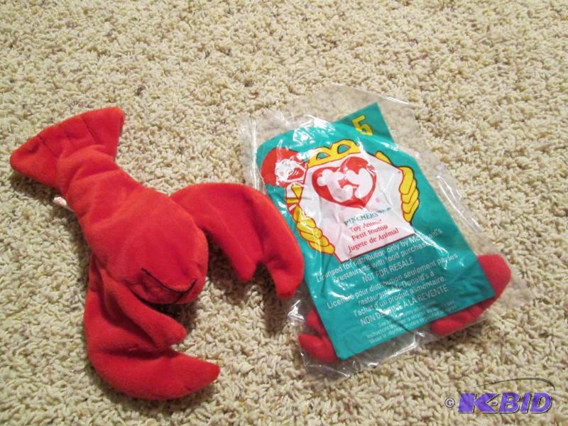 lot 110 image: beanie babies...
