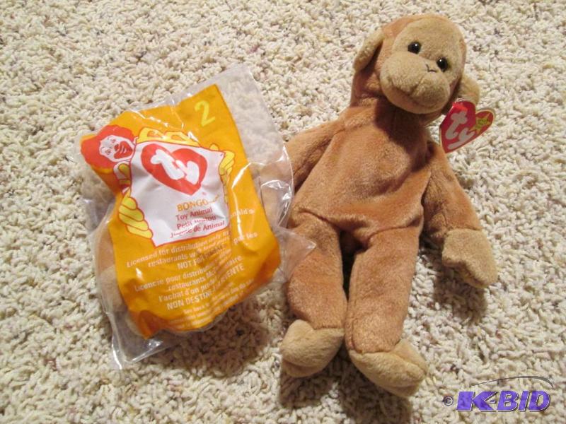 lot 122 image: beanie babies...