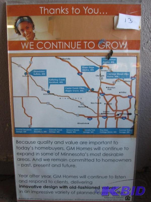 lot 13 image: Genuine builder sample sign, own a piece of h...