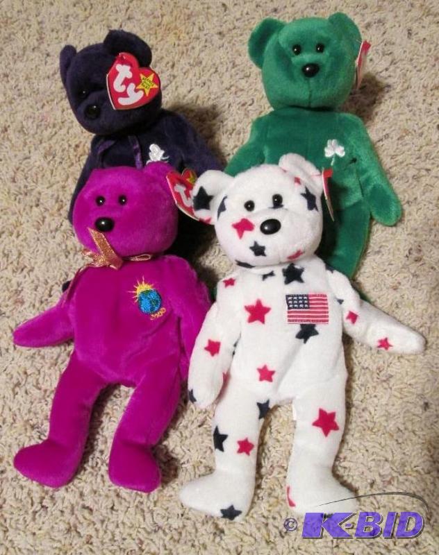 lot 135 image: beanie babies...