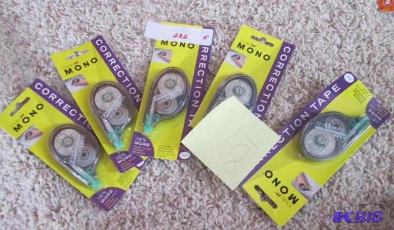 lot 251 image: lot of Tombo Mono correction tape 15% more ta...