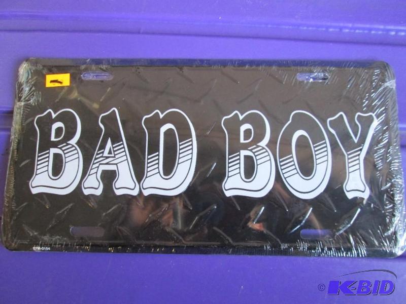 lot 62 image: New metal sign, Bad boy...