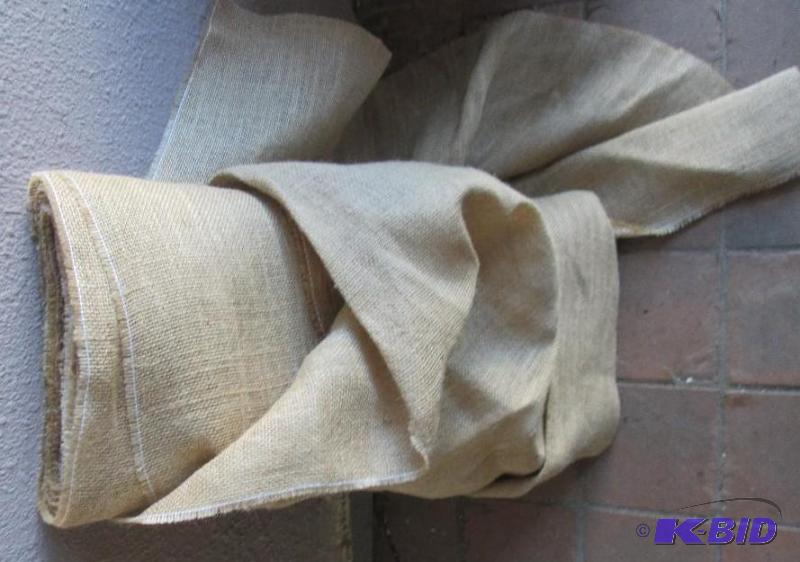 lot 81 image: Bolt of burlap...