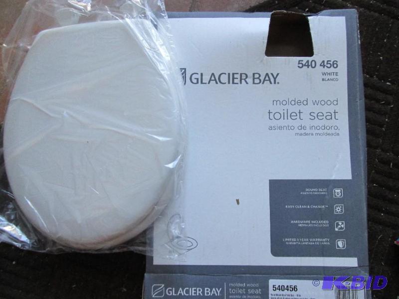 lot 88 image: Brand new Glacier Bay toilet seat...