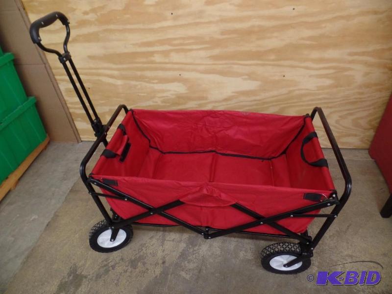 Modern Folding Red Wagon