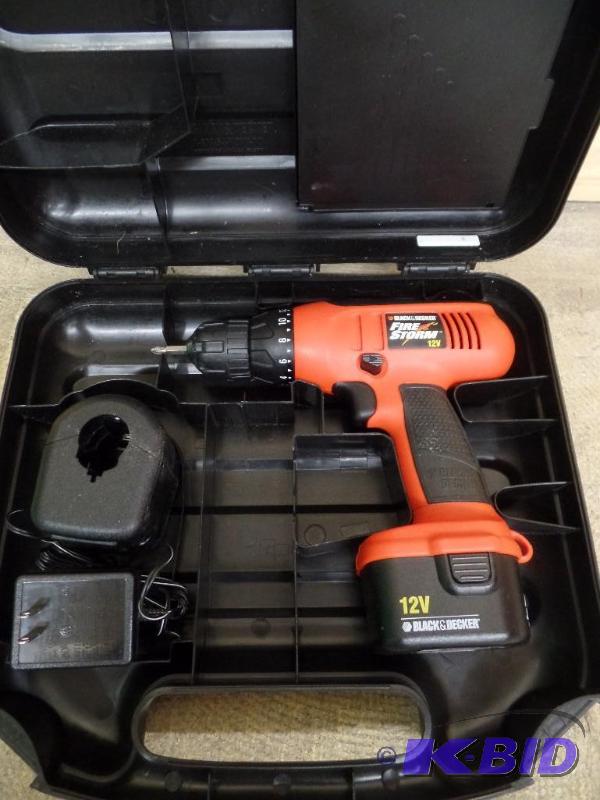 Black&Decker Fire Storm 12V Cordless Drill