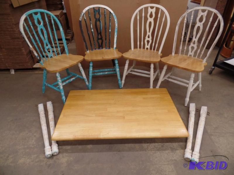 Table and 4 Chairs