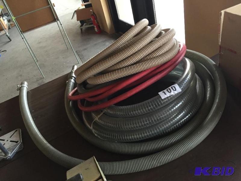 lot 100 image: Lot of misc. vacuum tubing  hose....
