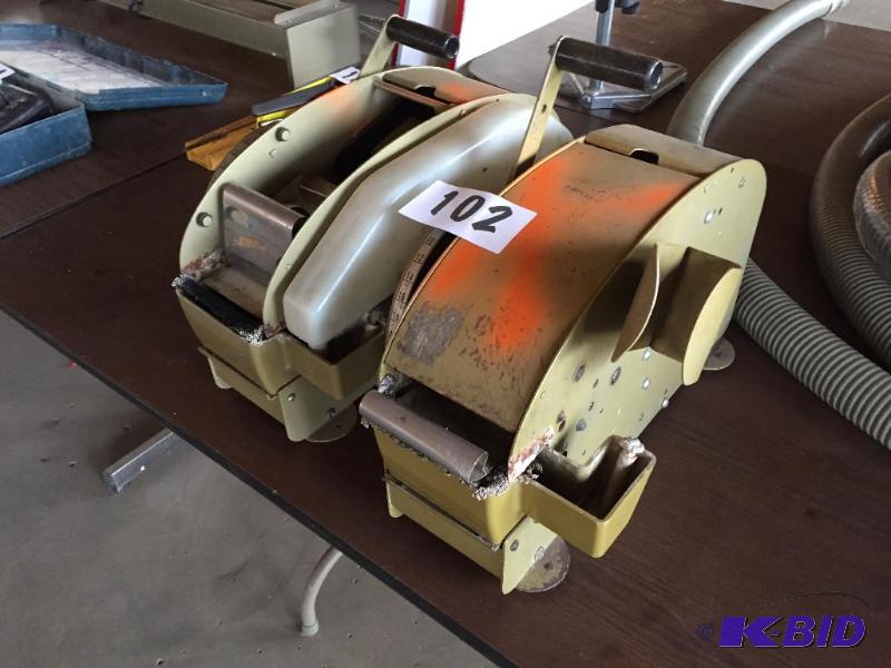 lot 102 image: 2 Better Pack packaging tape dispensers....