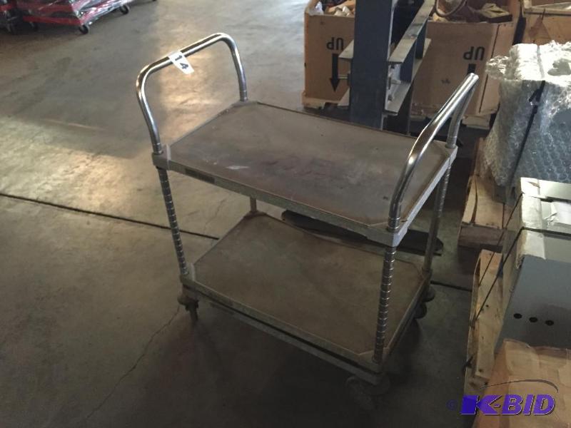 lot 114 image: Metro style cart....