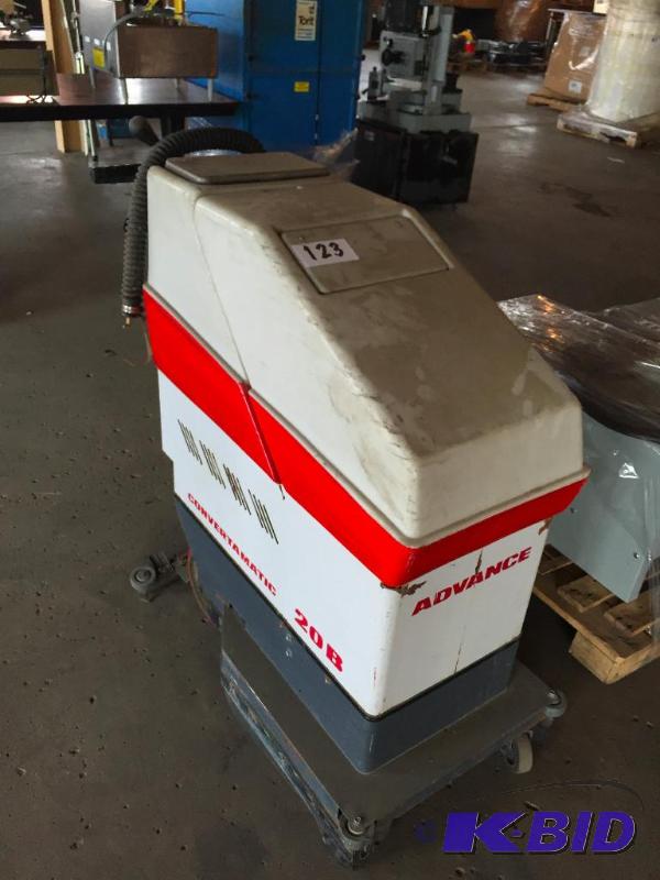 lot 123 image: Advance convertamatic 20B floor scrubber  bu...