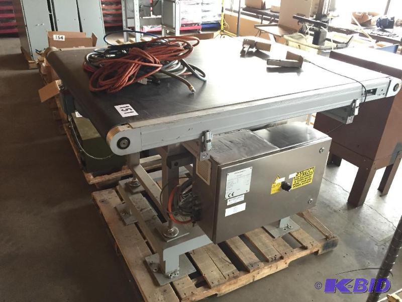 lot 151 image: Checkweigher weighing conveyor unit....