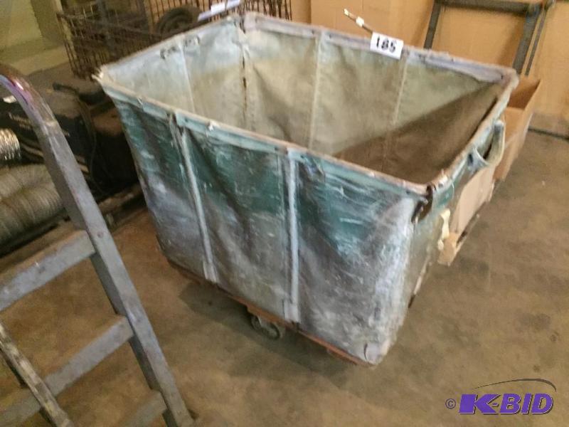 lot 185 image: Well used laundry bin....