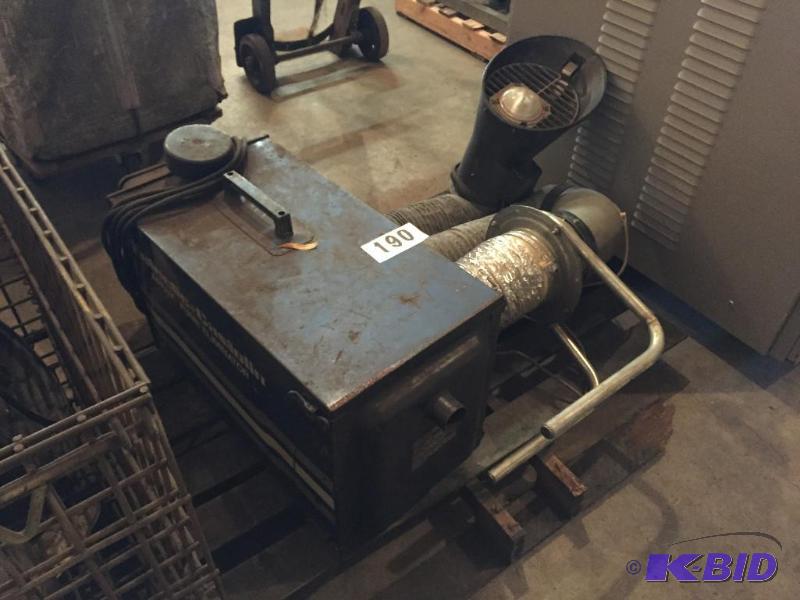 lot 190 image: Airlux fume eliminator air cleaner....