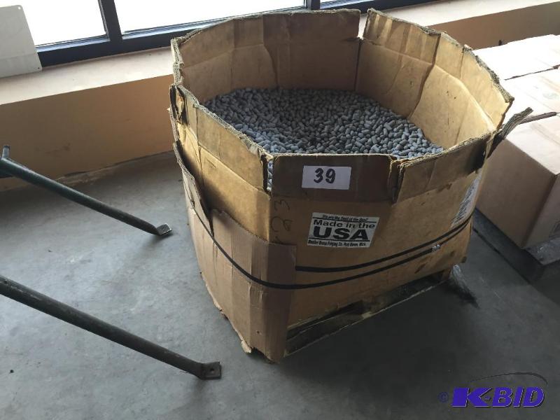 lot 39 image: Large box lot of deburring stones. Great for ...
