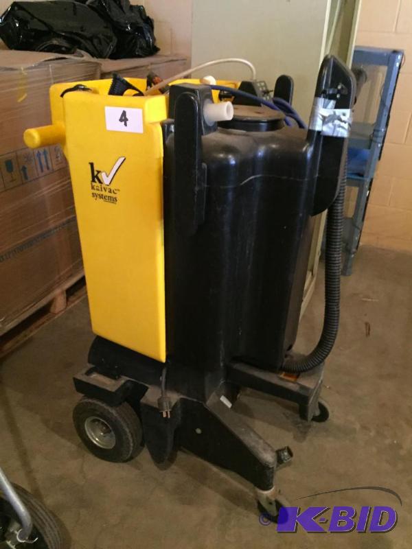 lot 4 image: Kaivac pressure washer cleaning machine....