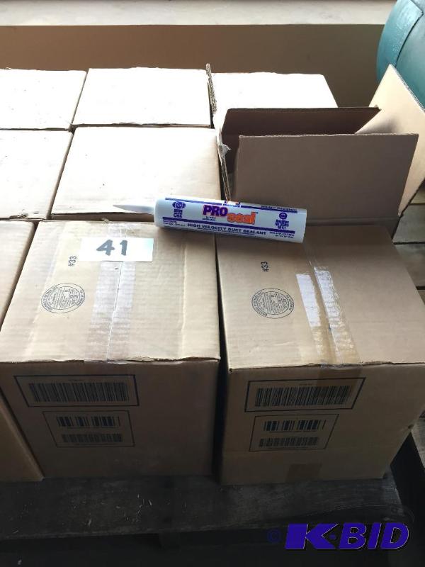 lot 41 image: 6 boxes (cases) of 25 caulking tubes of Pro S...