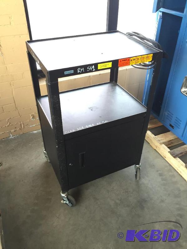 lot 42 image: AV cart....