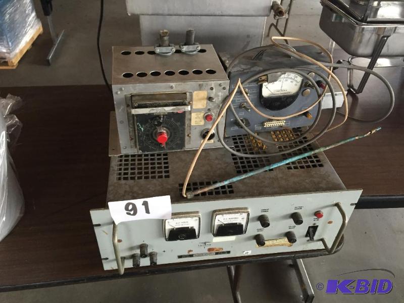 lot 91 image: Lot of 3 misc. electronic units....
