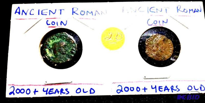 (2) Ancient Rome Coins 2000 Years Old