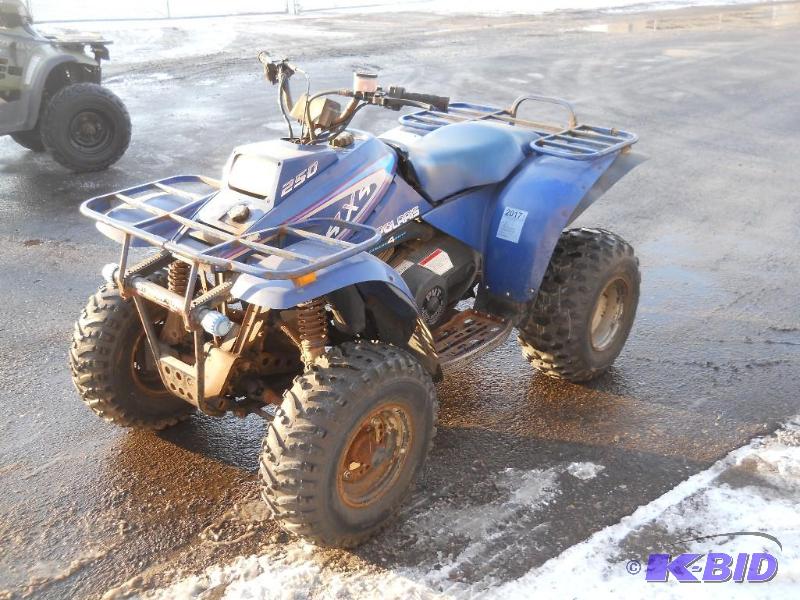 Polaris 250 4X4 ATV. Runs. Matches #7