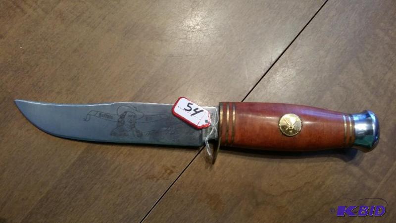 lot 54 image: Wild West Bowie knife
