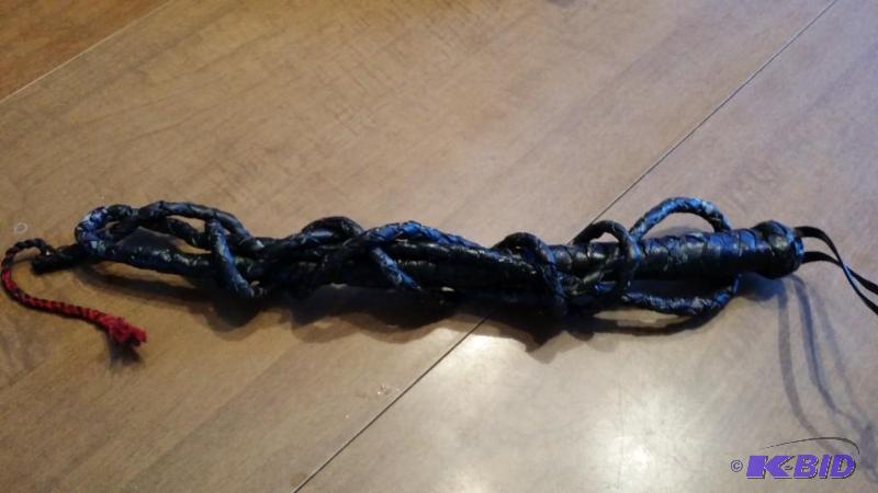 lot 78 image: Leather Whip