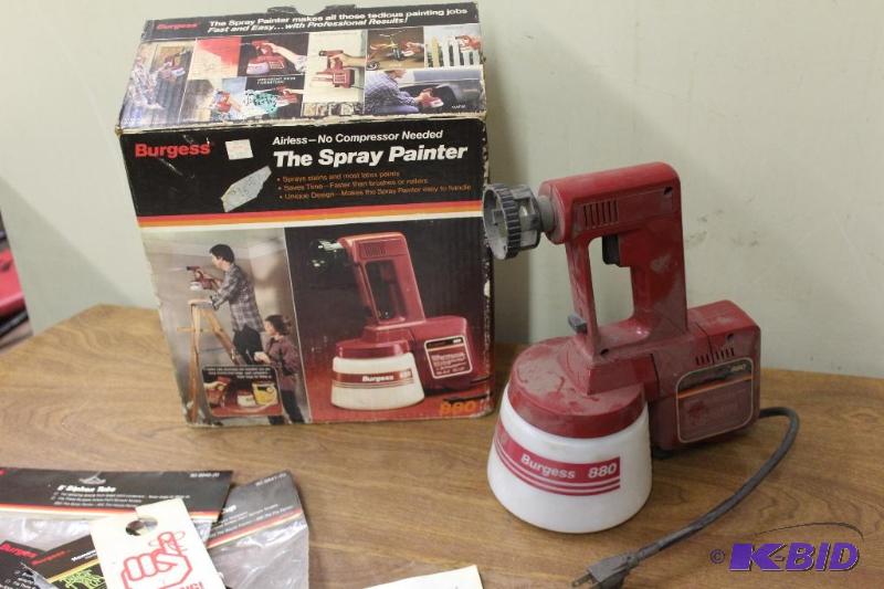 lot 107 image: Burgess Paint Sprayer