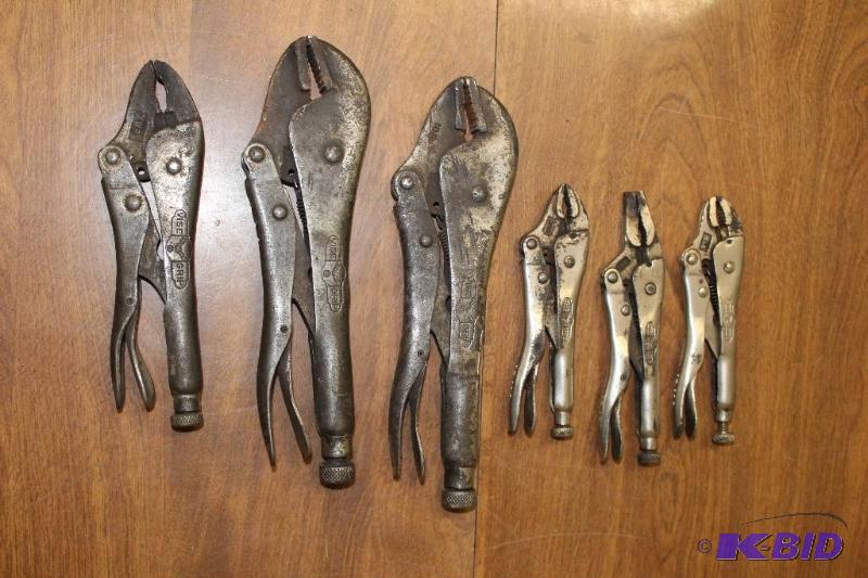 lot 128 image: Lot of Vise Grips
