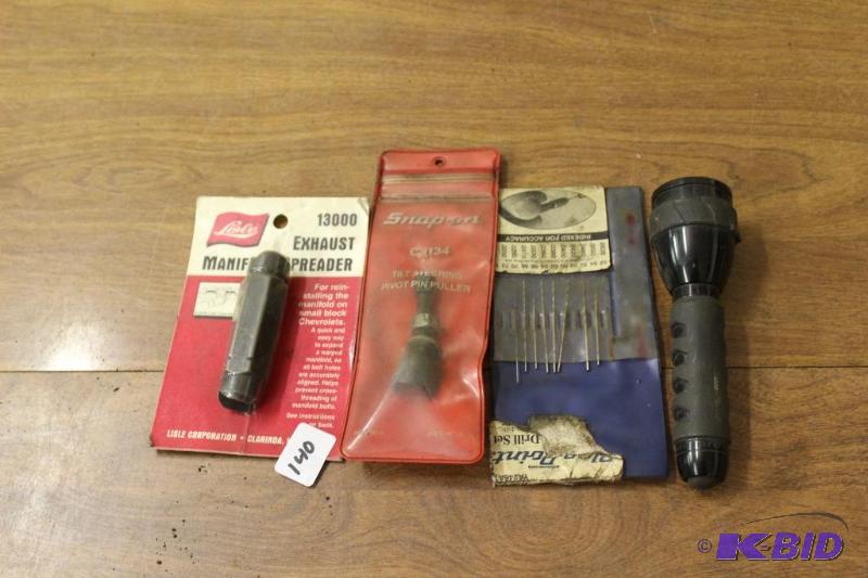 lot 140 image: Assorted Tools, Snap-on, etc..