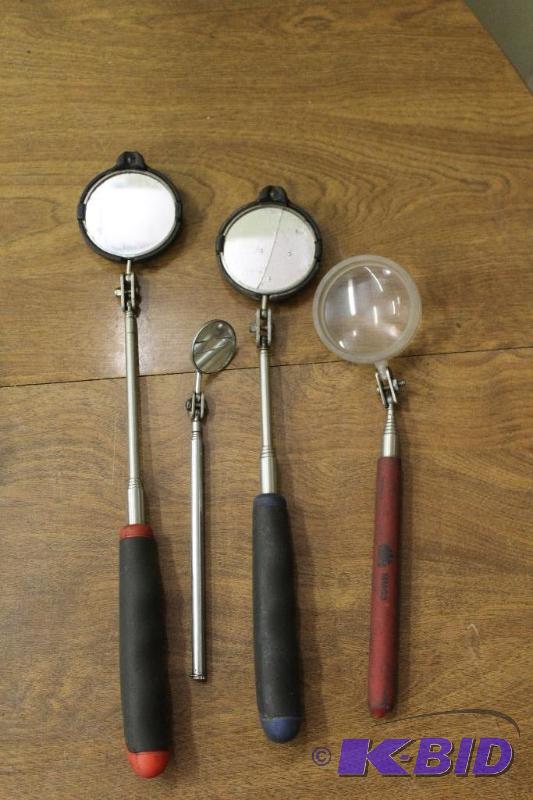 lot 167 image: Extension Mirrors, Magnifying Glass
