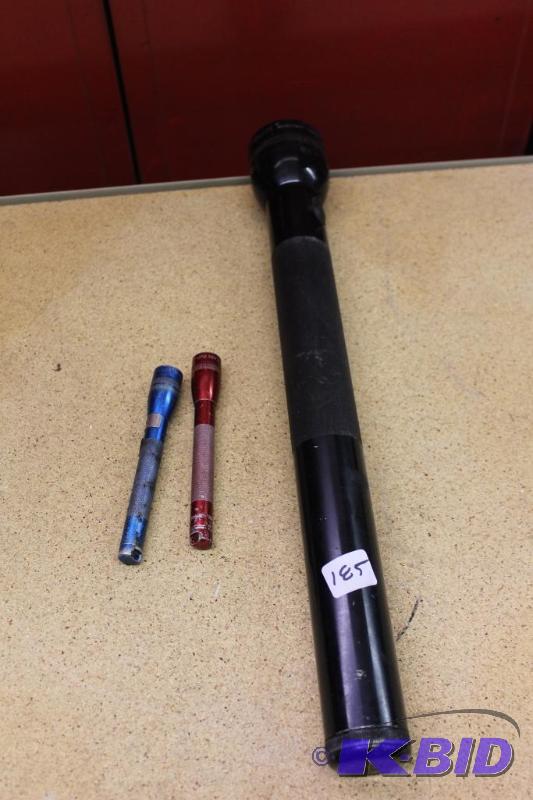 lot 185 image: Mag-Light Flashlights