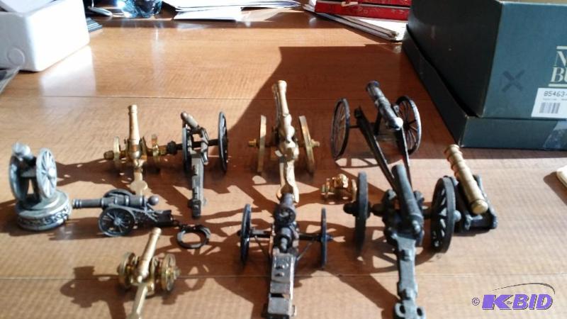 lot 51 image: 11 Misc cannons