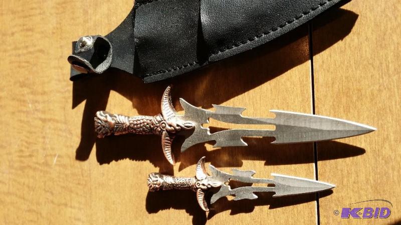 lot 79 image: Mini replica Knives