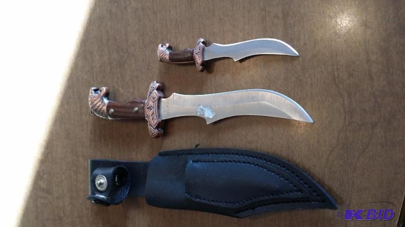lot 80 image: Copper toned knife