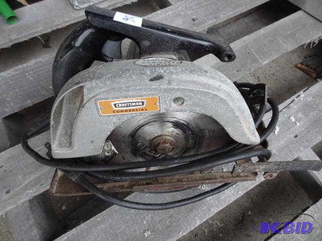 lot 106 image: Craftsman 7 14 circular saw. Commercial....