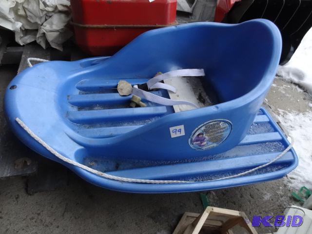 lot 99 image: Infant boggan sled...
