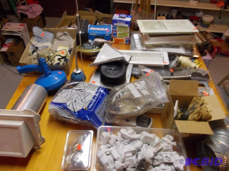 Large Lot Of Assorted Hardware Vents, Ducts,...