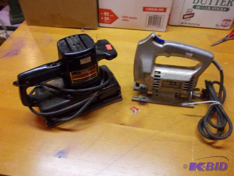 Craftsman Dual Action Sander, Wen Jig Saw...